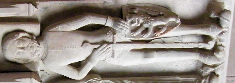 Germany Amelungsborn Abbey Hermann von Everstein 1350 and wife Adelheid von Lippe